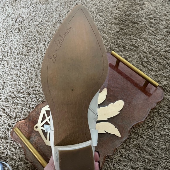 Sam Edelman Riker booties in white leather size 7.5 - Picture 10 of 13